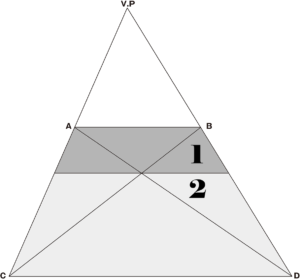 正確な2分割の完成です。